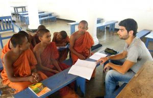 Sri Lanka - Teaching English to Buddhist Monks5