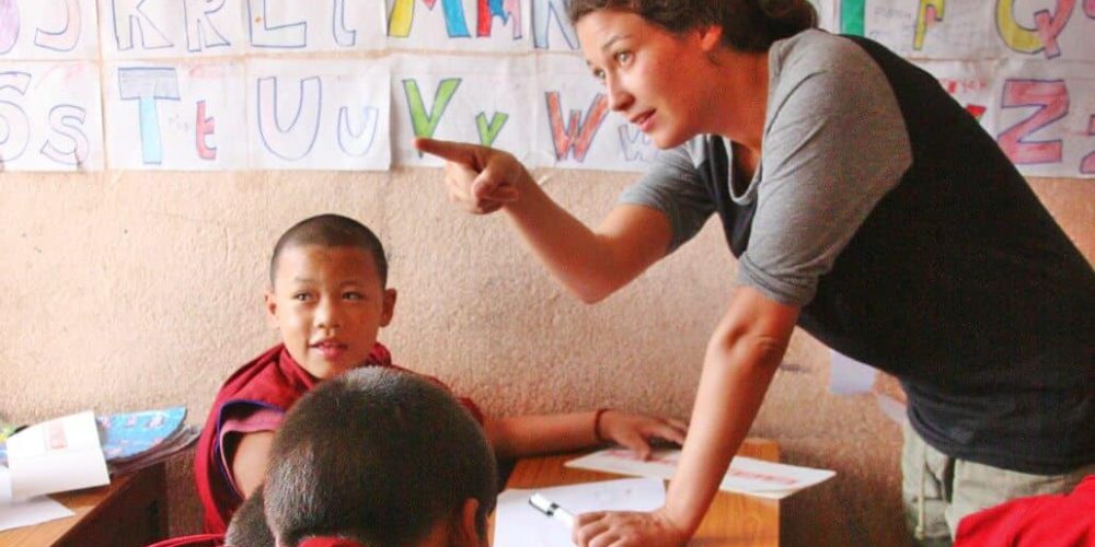 Nepal - Teaching in Buddhist Monasteries4