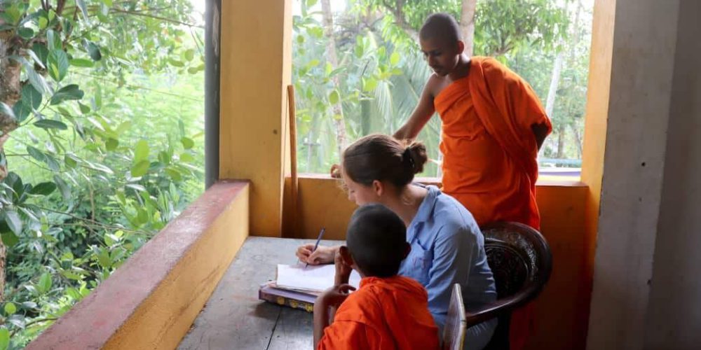 Sri Lanka - Teaching English to Buddhist Monks11