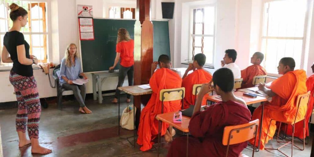 Sri Lanka - Teaching English to Buddhist Monks17